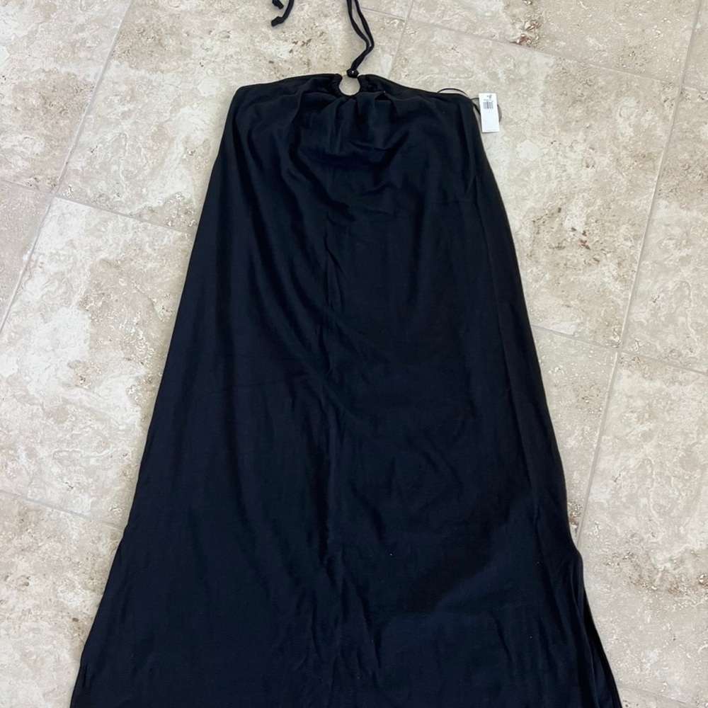 Old Navy black swing dress